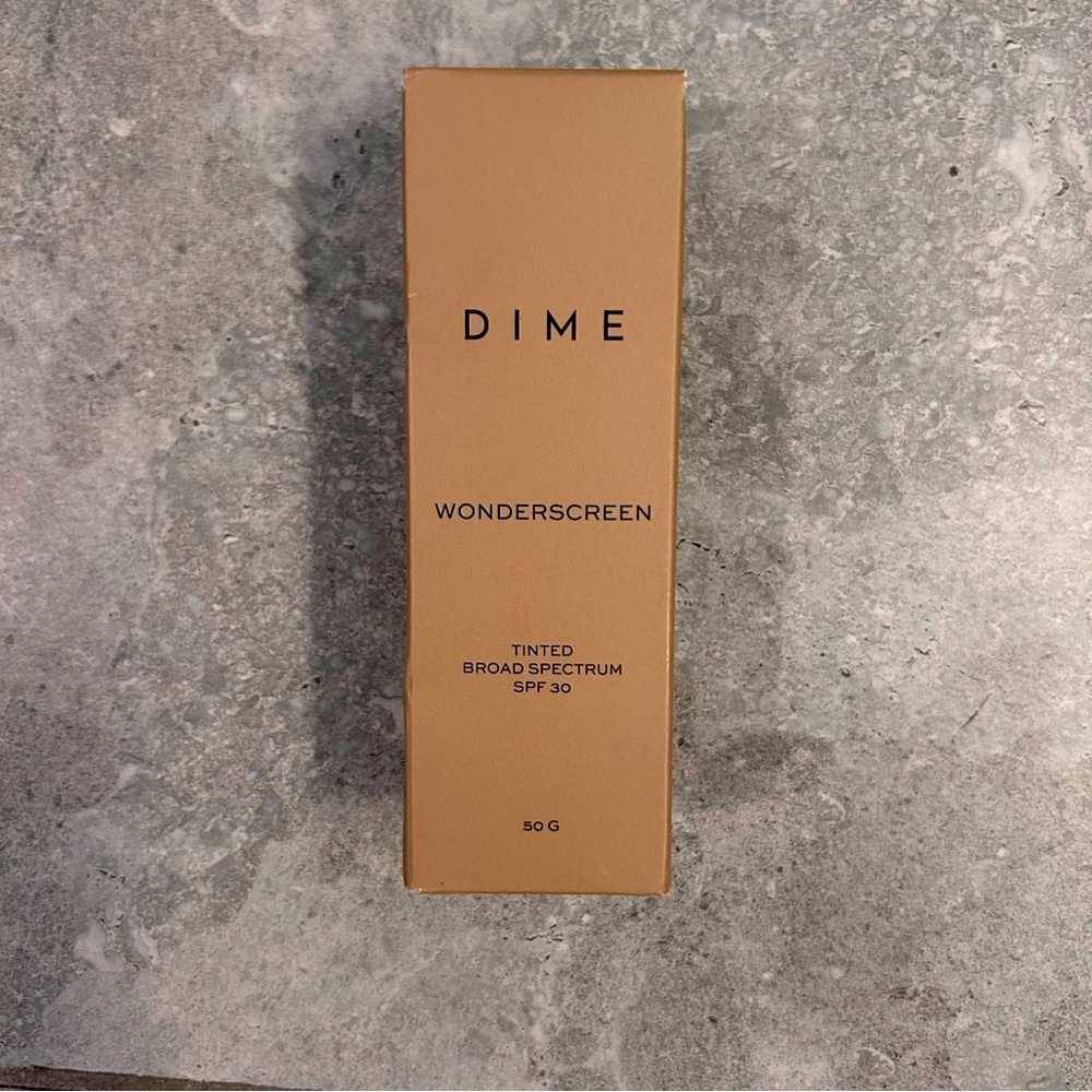 Tinted SPF Moisturizer - Dime Beauty (free make up bag!)